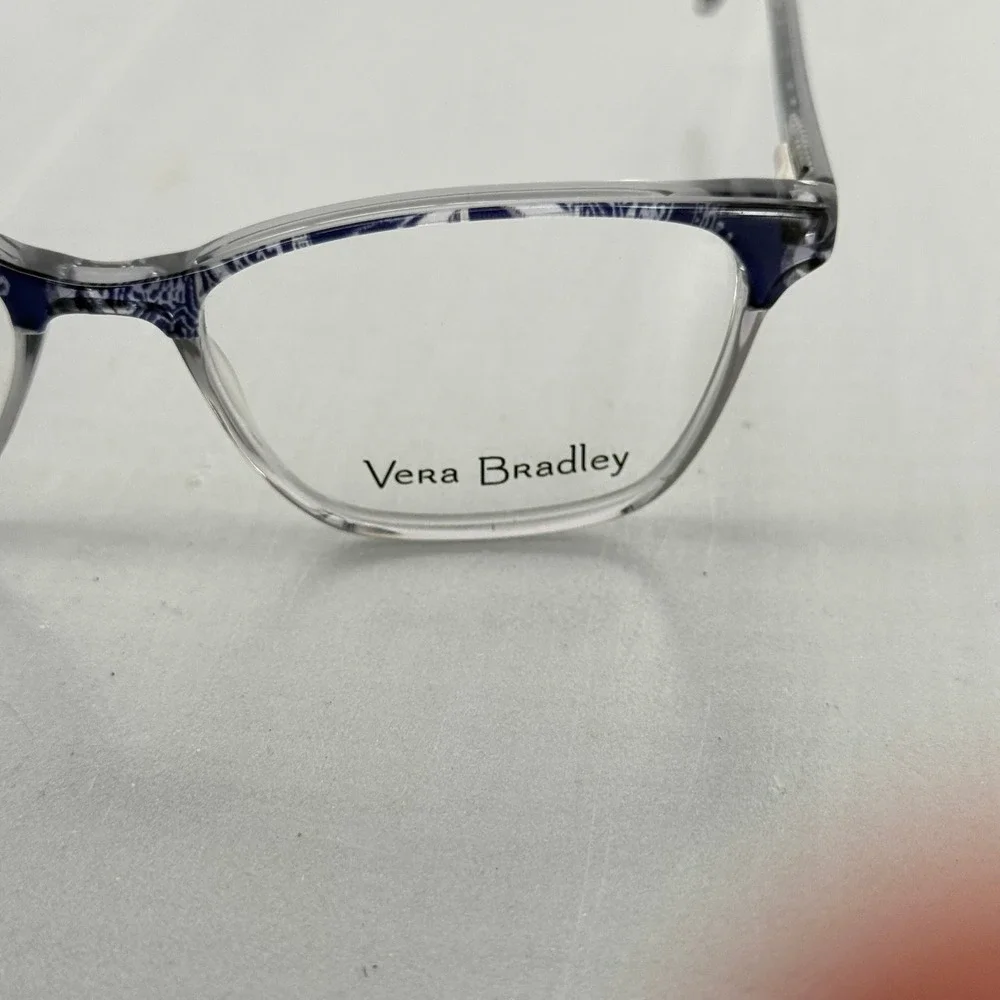 Vera Bradley Andie 5216 Blue‎ Floral Cat Eye Optical Glasses Frames New